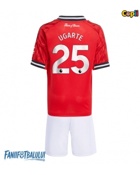 Manchester United Manuel Ugarte #25 Echipament de Fotbal Replică 2025-26 Copii Acasa (+ Șorturi)